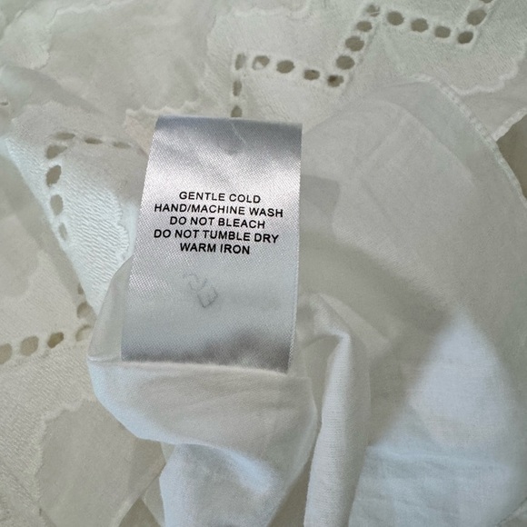 NWT Charina Sarte resort white dress size L - Picture 12 of 13